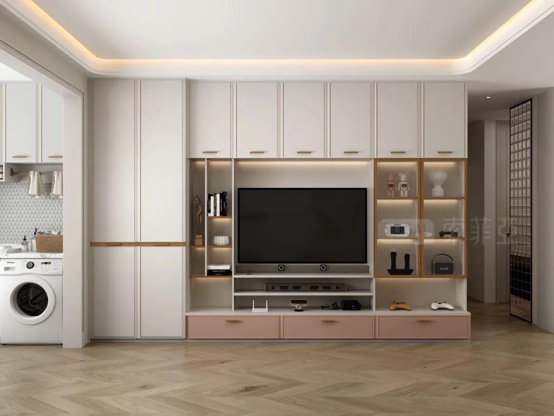 最新款電視背景墻，自然美景的夢(mèng)幻之旅，探尋內(nèi)心平靜的啟程