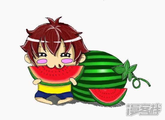 西瓜動漫圖，夏日友情的甜蜜時(shí)光之旅