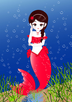 夢(mèng)幻美人魚(yú)公主，動(dòng)漫中的魅力與故事